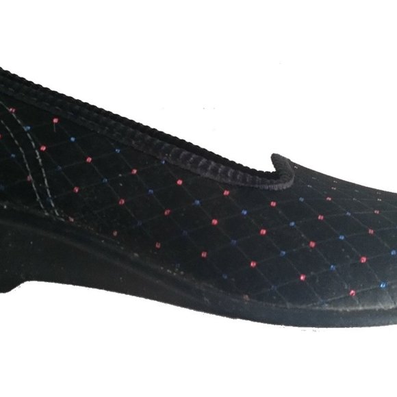 New Women's FOAMTREADS ALLURE black slippers - Picture 6 of 12